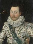 Portrait of Sir John Penruddock Robert Peake the Elder